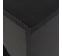 Helloshop26 Table haute mange-debout - Noir