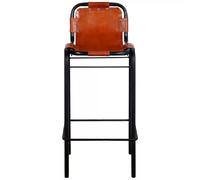 Helloshop26 Tabouret de bar - Marron