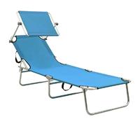 Helloshop26 Transat pliant - Bleu