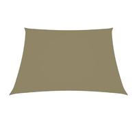 Voile D'ombrage Parasol Tissu Oxford Carré 4 X 4 M Beige Helloshop26 02_0009504 Multicolore
