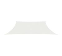 Helloshop26 Voile d'ombrage 160g/m² trapèze - 4 x 3 m - Blanc