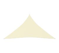 Helloshop26 Voile d'ombrage tissu oxford - 4 x 5 x 5 m - Crème