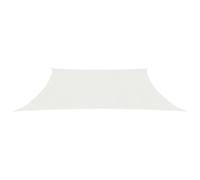 Helloshop26 Voile d'ombrage trapèze - 4/5 x 3 m - Blanc