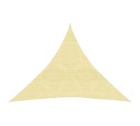 Helloshop26 Voile d'ombrage triangulaire - Beige