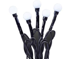 Hellum 576771 Guirlande lumineuse à motifs boule pour lextérieur sur secteur Nombre de lumière 80 LED blanc neutre Longueur éclairée: 7.9 m minuteur