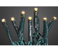 Hellum chaîne de lumière 120 LED blanc chaud extérieur extérieur 11,9 m longueur de la lumière 10 m ligne d'alimentation Trafo Deco éclairage Jardin Party <59 lm 561234