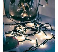 Hellum chaîne de lumière 80 LED blanc froid 7,9 m longueur de la lumière 10 m ligne d'alimentation extérieur décoratif éclairage Trafo Garden Party <59 lm 560817