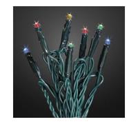 Hellum Hellum Guirlande lumineuse LED 50 pièces, blanc chaud multicolore commutable Quantité:1