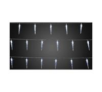 Hellum Hellum Guirlande lumineuse LED glaçons 40 pièces blanc froid extérieur Quantité:1