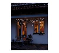Hellum Hellum Rideau lumineux LED glace 2,1 x 0,5 m effet clignotant blanc Quantité:1
