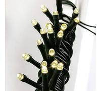 Hellum LED mini chaîne lumineuse à l'intérieur, 5,1m longueur de la lumière 35 LED chaîne lumineuse à l'intérieur, avec fiche, arbre de Noël chaîne lumineuse câble d'alimentation vert, fiche 577563