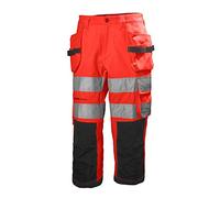 Helly Hansen Adultes Wokrwear Unisexe, Adulte Mixte, ox77414-ROUGE-56, HV Red/Charcoal, C62 - Waist 44"