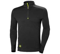Helly Hansen HH LIFA 1/2 Zip Vêtements de Travail, Black, 4XL-Chest 55" (140centimeters) Homme