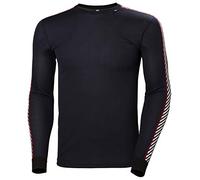 Helly Hansen Hommes HH Lifa Stripe Crew, Bleu Marine, L