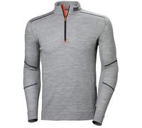 Helly Hansen Longsleeve 75107 Hh Lifa Merino Half Zip 930 Grey Melange M