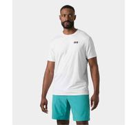 Helly Hansen pour homme. 34580 T-shirt Hp Ocean blanc (L), Casuel, Manche courte, Polister recy urable