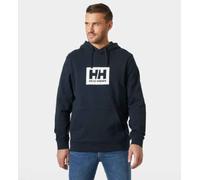 Helly Hansen pour homme. 54526 Sweat à capuche HH Box bleu marine (S), Coton, Classique