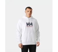 Helly Hansen pour homme. 54582 Sweat à capuche HH Logo blanc (L), Casuel, Coton