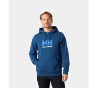 Helly Hansen pour homme. 54582 Sweat à capuche HH Logo bleu (L), Casuel, Coton
