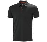 Helly-Hansen Workwear Kensington Tech Polo pour homme - Pull léger et respirant à manches courtes pour une grande mobilité, 991 Noir, Taille 4XL