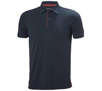 Helly-Hansen Workwear Kensington Tech Polo pour homme - Pull léger et respirant à manches courtes pour une grande mobilité, 591 Bleu marine, Taille L