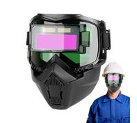 Helmet Welder Obscurcissement automatique, protection de la soudure, capuchon de protection de soudure, protection pour le visage du fer à souder pour le traitement des métaux