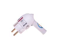 HELMO 050175 Fiche mobile coudée 2P+T 16A blanche