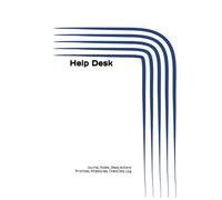 Help Desk: Journal, Notes, Ideas, Checklists, Actions, Log | IT Tool for Daily Goal Setting Tracker Planner | Time Management | Performance Reviews | ... for Meetings Productivity to do list notebook
