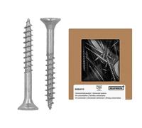 HELPMATE - Vis universelles tête fraisée - 3,5x30 mm - acier inoxydable A2 - 400 vis à bois avec entraînement en T et filetage partiel - Vis pour l'intérieur et l'extérieur