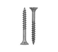 HELPMATE - Vis universelles tête fraisée - 3,5x30 mm - acier inoxydable A2 - 800 vis à bois avec entraînement PZ et filetage partiel - Vis pour l'intérieur et l'extérieur