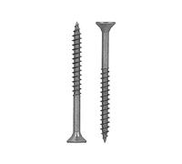 HELPMATE - Vis universelles tête fraisée - 5x60 mm - acier inoxydable A2 - 200 vis à bois avec entraînement en T et filetage partiel - Vis pour l'intérieur et l'extérieur