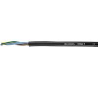 HELU 29400SW Câble gainé H03VV-F 2 x 0.75 mm² noir Marchandise vendue au mètre