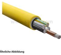 HELU KABEL NSSHÖU-J 5 x 6 mm² - Câble souple en caoutchouc robuste, diamètre extérieur 26,5 mm, tension nominale Uo/U 600 V/1 000 V - 1 mètre