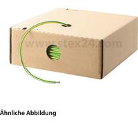 HELUKABEL Fivenorm H07V2-K, câble pour moyenne tension, vert, jaune, polychlorure de vinyle (PVC), cuivre, 2,5 mm², 24 kg/km