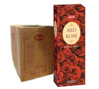 HEM - Bâtonnets d'encens Roses Rouges - Multipack (12 X 6 X 20 PCS)