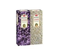 Hem Bâtons d'encens lavande et jasmin - Lot de 2 boîtes (240 bâtons au total) - Arôme floral apaisant pour la relaxation, la méditation et le parfum d'intérieur