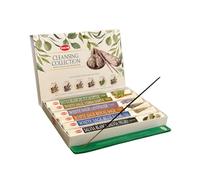 Hem Cleansing Collection Lot de 6 mélanges d'encens à la Sauge Blanche : Sauge Bleue, Lavande, Herbe Sainte, Sauge Noire, Eucalyptus, Sauge Royale, Support Inclus