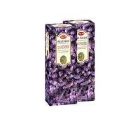 Hem Lot de 2 boîtes de bâtons d'encens lavande (240 bâtons au total) | Arôme floral apaisant pour la relaxation, la méditation, le sommeil et le parfum d'intérieur | Encens d'aromathérapie longue