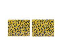 Hem Lot de 2 sets de table Monster 30x40 cm Ochre yellow-grey-black