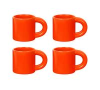 Hem Tasse à espresso Bronto 10 cl Lot de 4 Orange