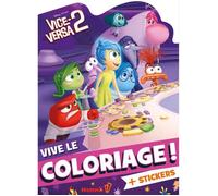 Hemma - Disney Pixar Vice-versa 2 - Vive le coloriage Livre de coloriage avec stickers Dès 4 ans - - Collectif