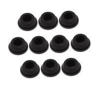 Hemobllo 10 Bouchons de Climatiseur en Caoutchouc Noir, 20mm, pour Unité Extérieure, Anti-goutte et Faciles à Installer, Kit de Réparation