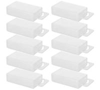 Hemobllo 10 Pièces Boîte de Rangement Plastique Réglable pour Forets à | Couvercle Transparent, Séparateurs Internes, Design Extensible, pour Atelier Bois et Transport de Pièces