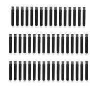 Hemobllo 100 Pcs Recharges pour Stylo à Plume Noir en Plastique Design Ergonomique, Non Déformable, Fournitures de Bureau pour Usage Scolaire et Professionnel