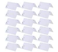 Hemobllo 100 Pièces Cartes de Table de Mariage Pliantes en Papier, 3,5x2 | Format Tente, Écriture Facile, Support Stable, Réutilisables, pour Réceptions et Dîners de Répétition