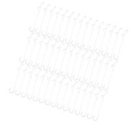 Hemobllo 100 Pièces Clips en Plastique Réutilisables pour Plantes Grimpantes, Pince à Lier la Vigne et Support pour Tomates, pour Jardinage en Extérieur, Matériau Plastique Robuste