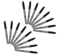 Hemobllo 100 Pièces Marqueurs Permanents Rechargeables à Pointe Fine pour Bois, Métal, Verre et Murs, en Plastique, Séchage Rapide, pour Construction et Bureaux