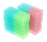 Hemobllo 12 Pièces Gomme Gélifiée Créative Bicolore en Bloc, PVC | Rectangulaire, Usage Solide pour Corriger les Erreurs, Rôle Décoratif, comme Petit Lot de Prix