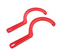 Hemobllo 2 Pièces e Vidange PVC Rouge 5,7 Pouces, Poignée Courte | Outil Silencieux pour Raccords et Tuyaux Pvc, Finition Mate, Usage une Main, pour Plombiers