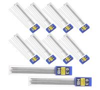 Hemobllo 20 Boîtes Recharge de Mine Mécanique Noire Hb en Résine 0,3 Mm pour Écriture Précise en oîte de Rangement Pratique